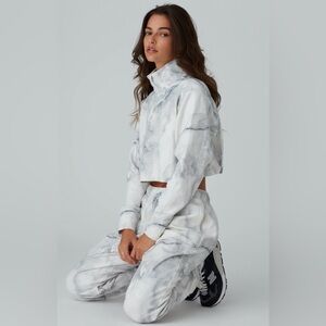 Kith Marble Cropped Sweatshirt